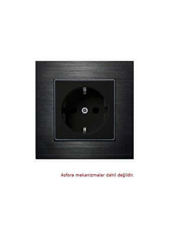 Asfir Schneider Asfora Serisi Alüminyum Onyx Tekli Çerçeve ALG301-71 Modeli