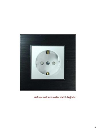 Asfir Schneider Asfora Serisi Alüminyum Onyx Tekli Çerçeve ALG301-71 Modeli