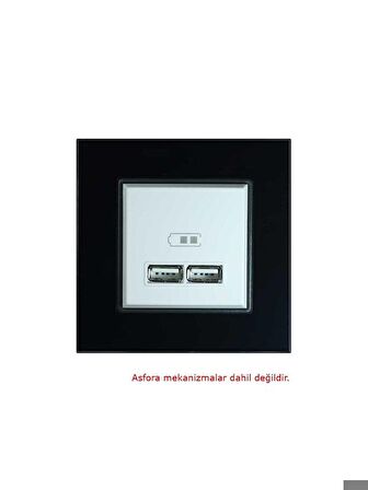 Asfir Schneider Asfora Serisi Pleksiglas Parlak Siyah Tekli Çerçeve APG201-71 Modeli