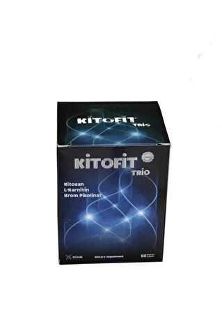 Kitofit Trio (Kitosan, L-Karnitin, Krom Pikolinat) 60 Kapsül