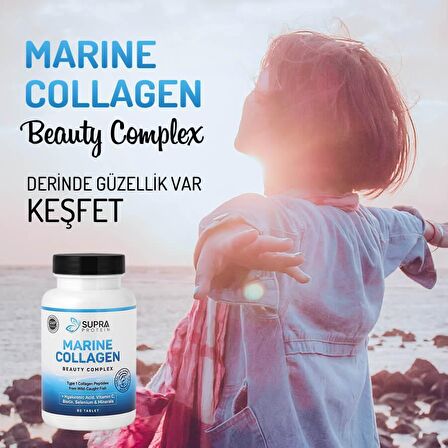 Supra Protein Marine Collagen Beauty Complex - 90 Tablet Balık Kolajeni