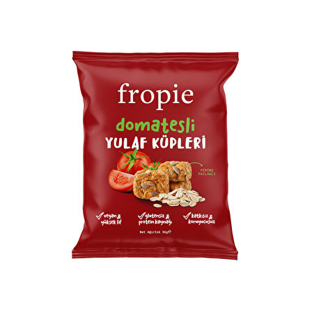 Fropie Glutensiz Yulaf Küpleri Domatesli 36g