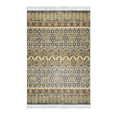 Dekoreko Kaymaz Taban Djt Banyo Halısı Yıldız Deri Saçaklı İskandinav 1700