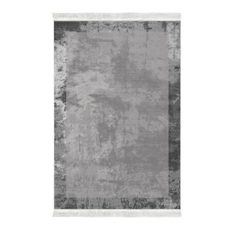 Dekoreko Kaymaz Taban Djt Banyo Halısı Yıldız Deri Saçaklı Modern 1921