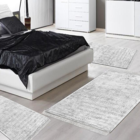 Eko Trend Djt Yıkanabilir Kaymaz Taban 3 Lü Yatak Odası Takımı Mu134 Modern
