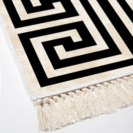 Eko Trend Djt 3 Lü Yıkanabilir Kaymaz Taban Banyo Paspas Seti 658M Modern