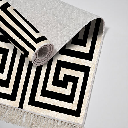 Eko Trend Djt 3 Lü Yıkanabilir Kaymaz Taban Banyo Paspas Seti 658M Modern