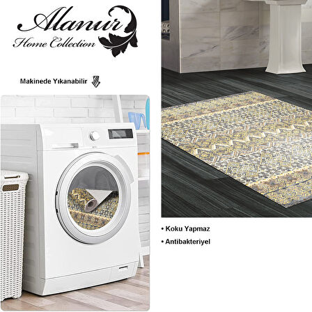Dekoreko Kaymaz Taban Djt Banyo Halısı Trend İskandinav 1700