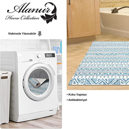 Dekoreko Kaymaz Taban Djt Banyo Halısı Trend İskandinav F5082
