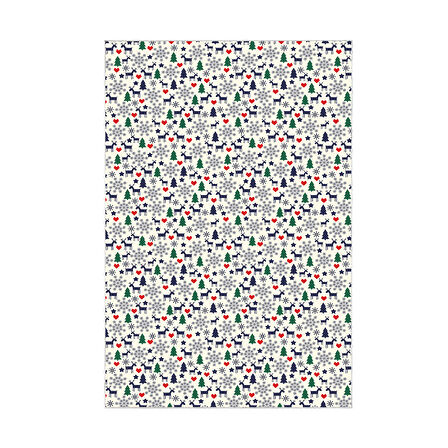 Alanur Home Yılbaşına Özel Keçe Dijital Yıkanabilir Halı Chr10M