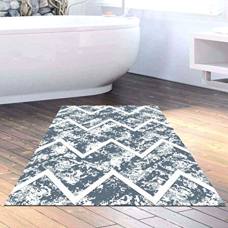 Dekoreko Kaymaz Taban Djt Banyo Halısı Trend İskandinav F5128