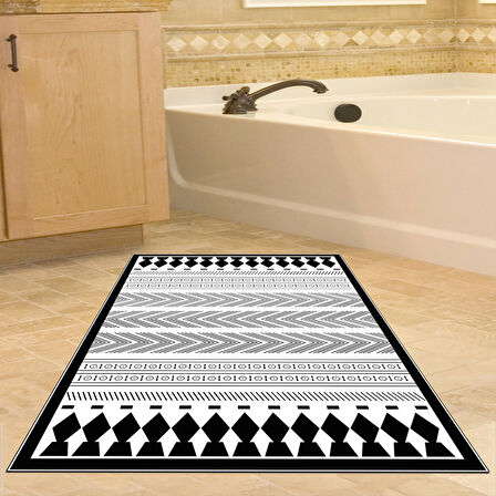 Dekoreko Kaymaz Taban Djt Banyo Halısı Trend İskandinav M1273