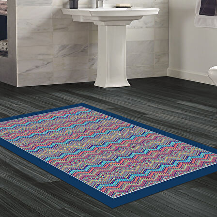 Dekoreko Kaymaz Taban Djt Banyo Halısı Trend Modern 1935