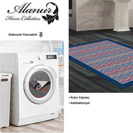 Dekoreko Kaymaz Taban Djt Banyo Halısı Trend Modern 1935