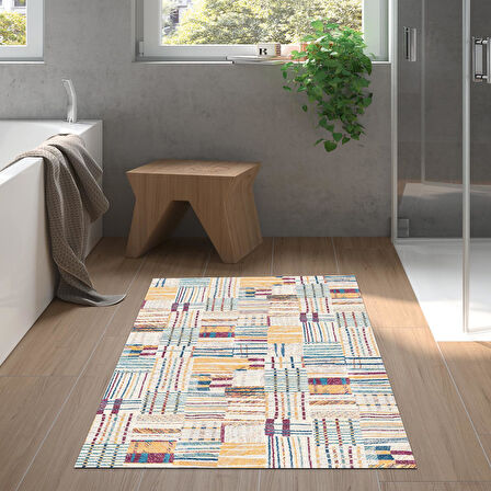 Dekoreko Kaymaz Taban Djt Banyo Halısı Trend Modern 1937