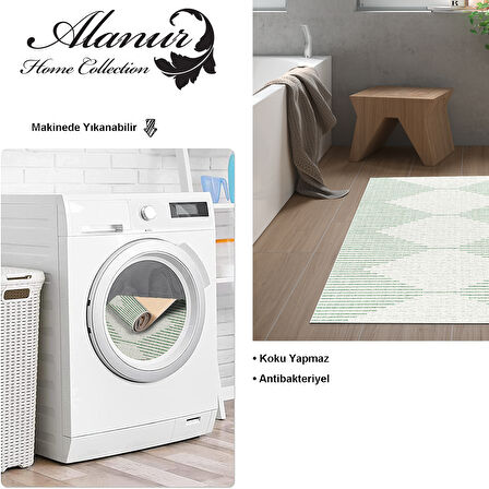 Dekoreko Kaymaz Taban Djt Banyo Halısı Yıldız Deri İskandinav F5085
