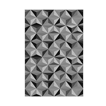 Dekoreko Kaymaz Taban Djt Banyo Halısı Yıldız Deri Modern 1944