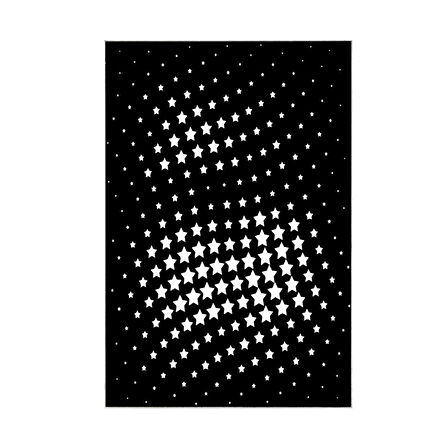 Dekoreko Kaymaz Taban Djt Banyo Halısı Yıldız Deri Modern 723