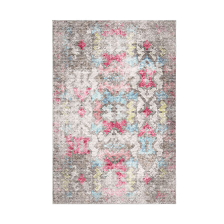 Dekoreko Kaymaz Taban Djt Banyo Halısı Yıldız Deri Modern F5138