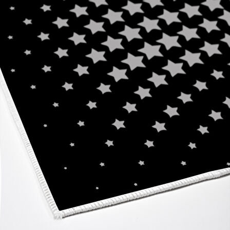 Dekoreko Kaymaz Taban Djt Banyo Halısı Star Pamuk Modern 723