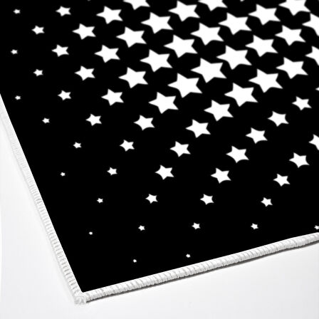 Dekoreko Kaymaz Taban Djt Banyo Halısı Star Pamuk Modern 723
