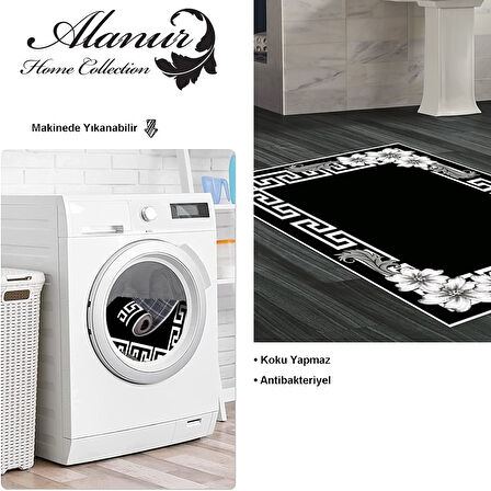 Dekoreko Kaymaz Taban Djt Banyo Halısı Star Pamuk Modern Kt494