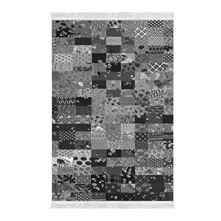 Eko Trend Djt Yıkanabilir Kaymaz Taban 3 Lü Yatak Odası Takımı Mu148 Patchwork
