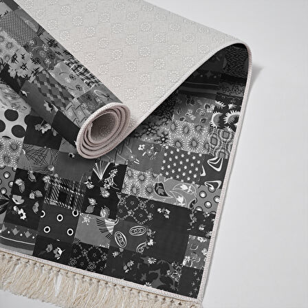 Eko Trend Djt Yıkanabilir Kaymaz Taban 3 Lü Yatak Odası Takımı Mu148 Patchwork