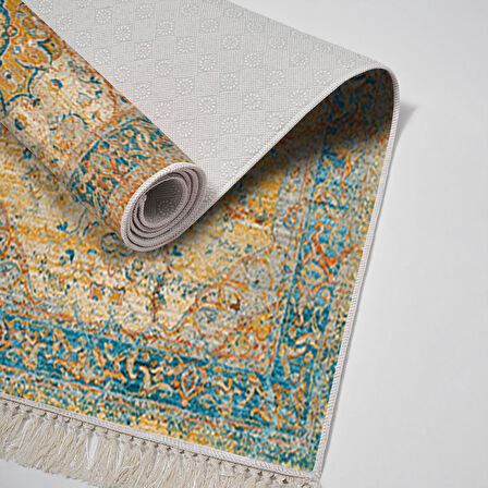 Eko Trend Djt 3 Lü Yıkanabilir Kaymaz Taban Banyo Paspas Seti P1356 Vintage