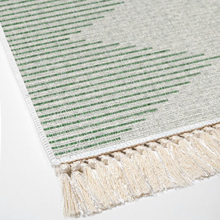 Dekoreko Kaymaz Taban Djt 2 Li Banyo Paspas Takımı Yıldız Deri Saçaklı İskandinav F5085