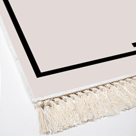 Dekoreko Kaymaz Taban Djt 2 Li Banyo Paspas Takımı Yıldız Deri Saçaklı Modern 1919