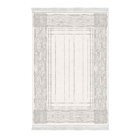 Dekoreko Kaymaz Taban Djt 2 Li Banyo Paspas Takımı Yıldız Deri Saçaklı Modern M5076