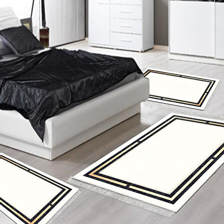 Eko Trend Djt Yıkanabilir Kaymaz Taban 3 Lü Yatak Odası Takımı F5006 Modern