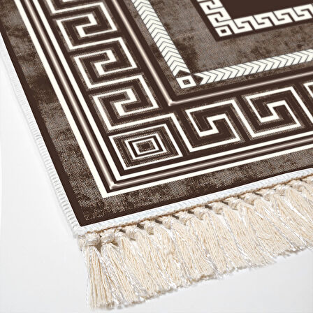 Dekoreko Kaymaz Taban Djt 3 Lü Banyo Paspas Takımı Star Pamuk Karışık Modern 651M