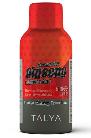 Kırmızı Ginseng Korean Red Ginseng Complex Shot 50 Ml