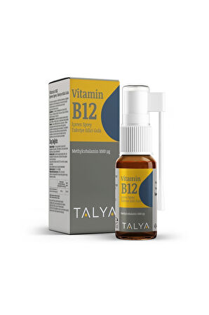 Vitamin B12 Içeren Sprey Takviye Edici Gıda, 10 ml