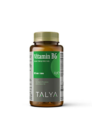 Vitamin B6 İçeren Takviye Edici Gıda, 60 Tablet