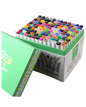 Cengo Twin Marker Çift Uçlu Kalem 120 Renk CGO136