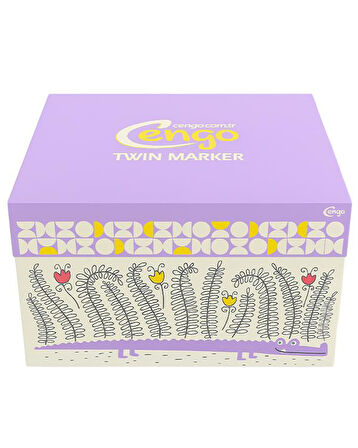 Cengo Twin Marker Çift Uçlu Kalem 168 Renk CGO137
