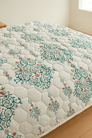 Canary Tek Kişilik Kapitone Dolgulu Pike 4 Mevsim Petek Dsn |Yastık Kılıfı Hediye| 160x230cm