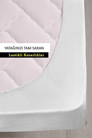 Kapitone Microfiber Fitted Sıvı Geçirmez Yatak Alezi