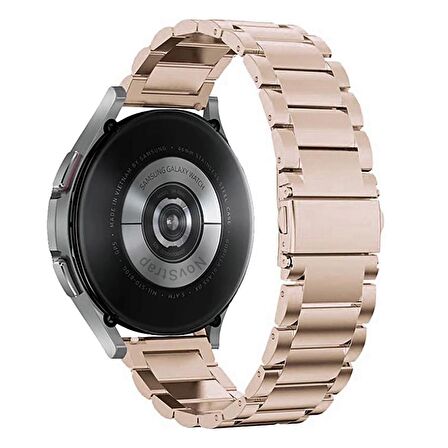 Samsung Galaxy Watch 4 5 Pro 6 Seri 40 42 43 44 45 46 47 mm Uyumlu Kordon (20mm) Çelik Metal