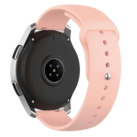 Samsung Galaxy Watch 4 5 Pro 6 40 42 43 44 45 46 47 Mm Uyumlu Kordon (20 Mm) Silikon Kordon Kayış