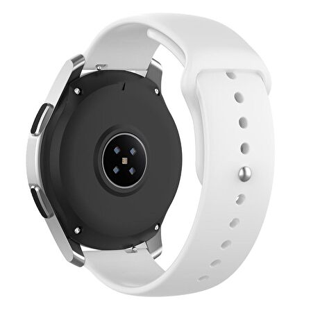 NovStrap Samsung Galaxy Watch 5 Pro 45mm / Watch 5 40-44mm Uyumlu Kordon (20 Mm) Silikon Kayış