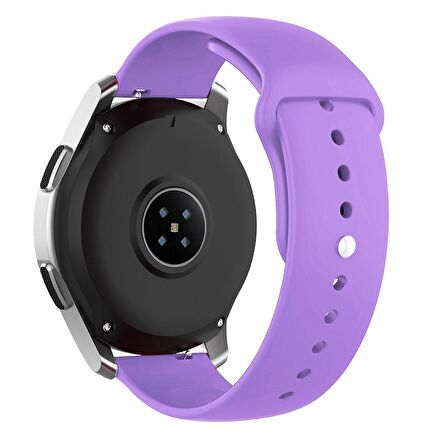 NovStrap Samsung Galaxy Watch 5 Pro 45mm / Watch 5 40-44mm Uyumlu Kordon (20 Mm) Silikon Kayış