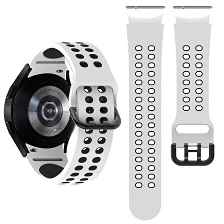 NovStrap Samsung Galaxy Watch 5 Pro 45mm / Watch 5 40-44mm Uyumlu Kordon Extreme Spor Delikli Kayış