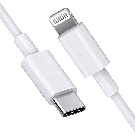 iPhone 14/13/12/11/iPad/Airpods ile Uyumlu Hızlı Şarj Kablosu Pd Type C-Lightning 20W 5A 1 Mt CA-105