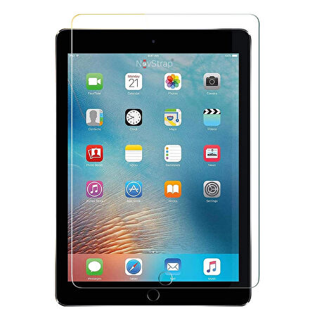 NovStrap Apple iPad Air 9.7 inç ile Uyumlu Ekran Koruyucu Nano Esnek Cam A1474 A1475 A1476