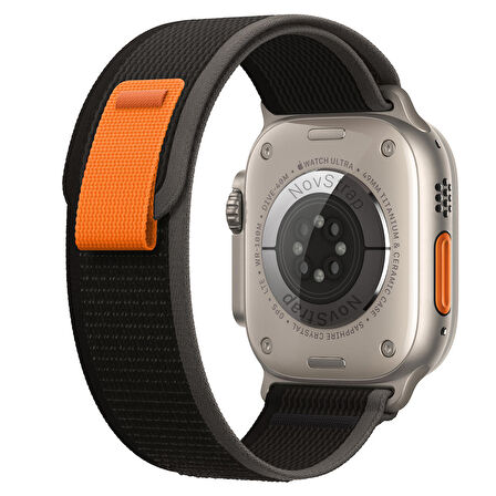 NovStrap Apple Watch Uyumlu 42mm 44mm 45mm 49mm 1 2 3 4 5 6 7 8 Se Ultra Kordon Trail Loop Tasarım Kayış 