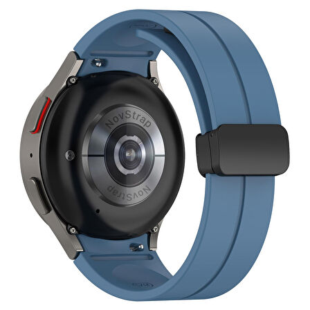 Samsung Galaxy Watch 4 5 Pro 6 40 42 43 44 45 46 47 Mm Uyumlu Kordon Magnet Tokalı Silikon Kayış